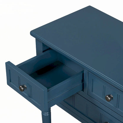 Narrow Console Table(Navy)