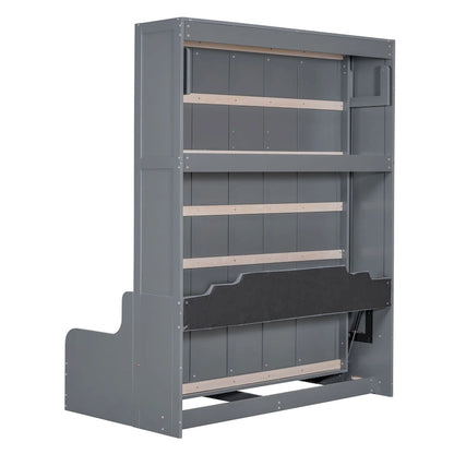 Modern Queen Size Multi-function Murphy Bed with Cushion