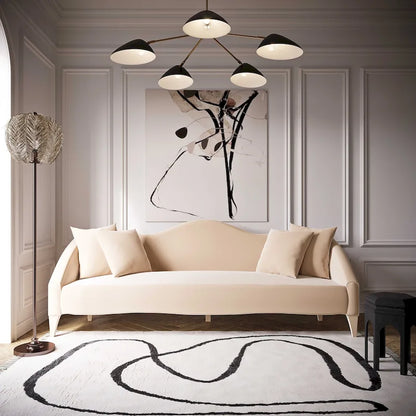 Naya Velvet Sofa - 96 W x 36.2 D x 34.3 H - 96 W x 36.2 D x 34.3 H