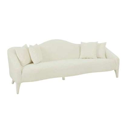 Naya Velvet Sofa - 96 W x 36.2 D x 34.3 H - 96 W x 36.2 D x 34.3 H