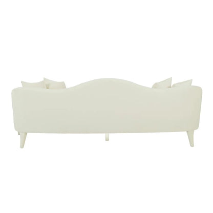 Naya Velvet Sofa - 96 W x 36.2 D x 34.3 H - 96 W x 36.2 D x 34.3 H