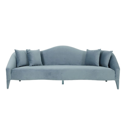 Naya Velvet Sofa - 96 W x 36.2 D x 34.3 H - 96 W x 36.2 D x 34.3 H