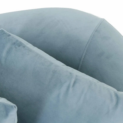 Naya Velvet Sofa - 96 W x 36.2 D x 34.3 H - 96 W x 36.2 D x 34.3 H