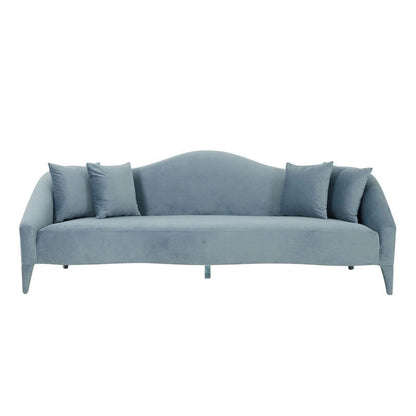 Naya Velvet Sofa - 96 W x 36.2 D x 34.3 H - 96 W x 36.2 D x 34.3 H