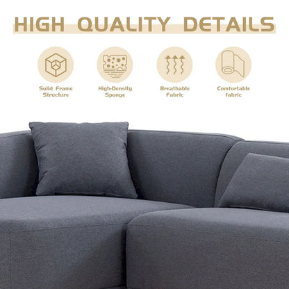 Williamspace 102  L Shape Sectional Sofa Couch
