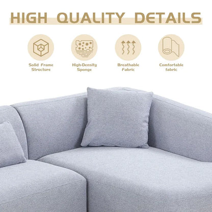 Williamspace 102  L Shape Sectional Sofa Couch