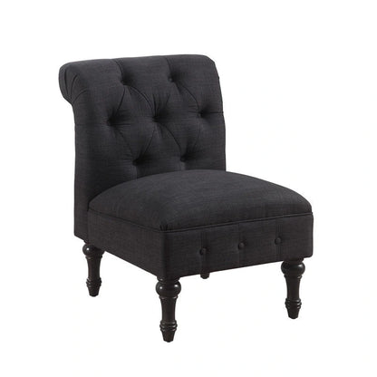 Rosevera LaGuardia Slipper Chair, Chesterfield, Armlesschair