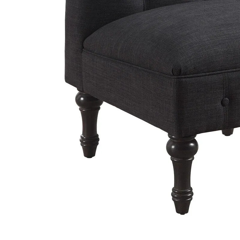 Rosevera LaGuardia Slipper Chair, Chesterfield, Armlesschair