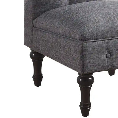 Rosevera LaGuardia Slipper Chair, Chesterfield, Armlesschair