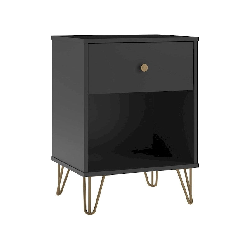   Owen Black Nightstand