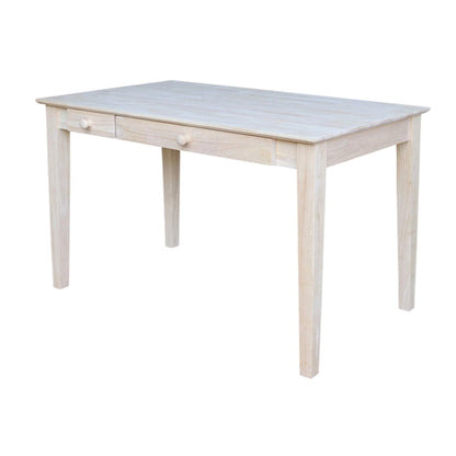 Wooden Computer Desk with Flip Down Drawer