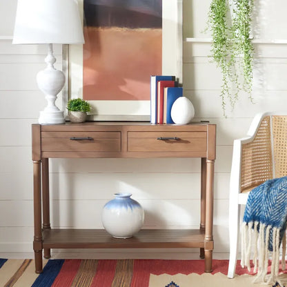 Phillis 2-Drawer Console Table - 35.5  W x 13  L x 29.5  H - 36Wx13Dx30H