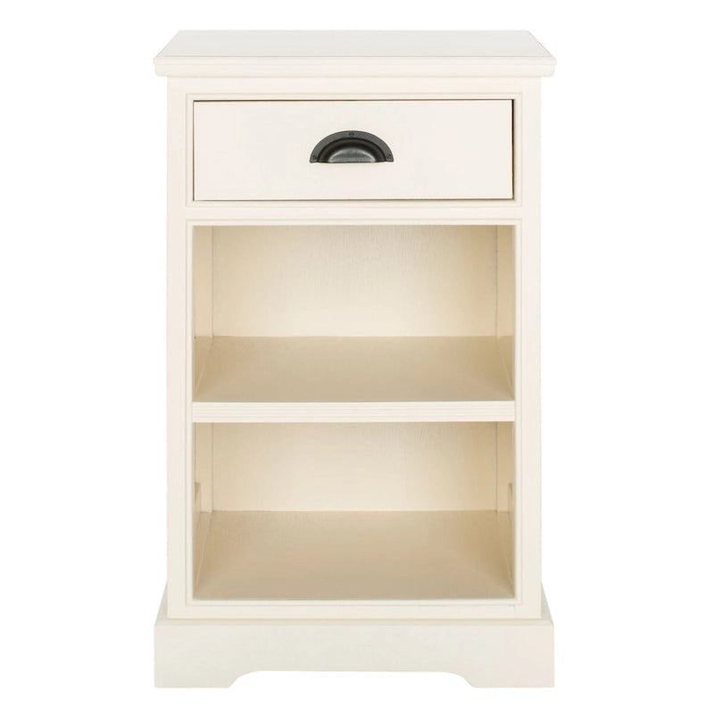 Clemie Grey Storage Side Table - 17.7  x 13.8  x 29.9  - 18Wx14Dx30H