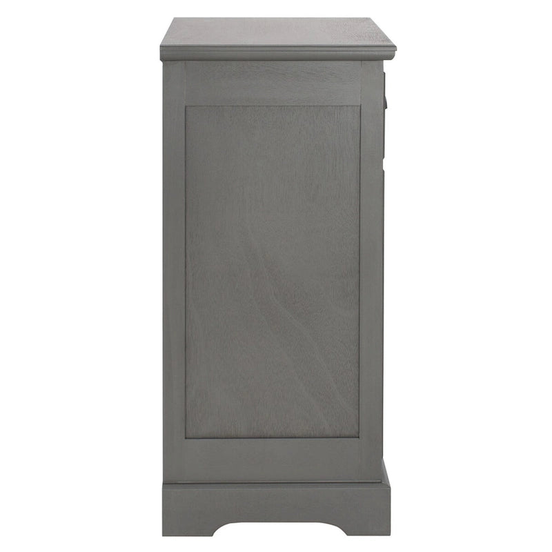 Clemie Grey Storage Side Table - 17.7  x 13.8  x 29.9  - 18Wx14Dx30H