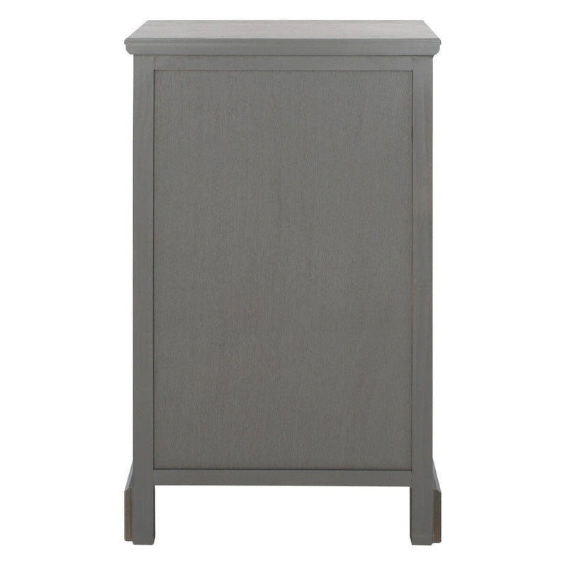 Clemie Grey Storage Side Table - 17.7  x 13.8  x 29.9  - 18Wx14Dx30H
