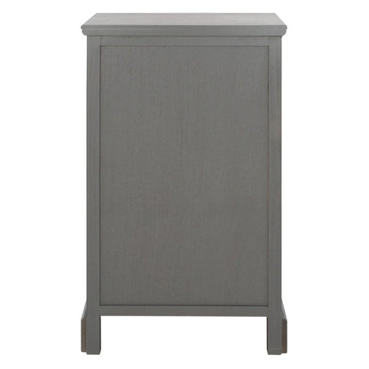 Clemie Grey Storage Side Table - 17.7  x 13.8  x 29.9  - 18Wx14Dx30H