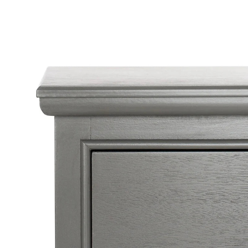 Clemie Grey Storage Side Table - 17.7  x 13.8  x 29.9  - 18Wx14Dx30H