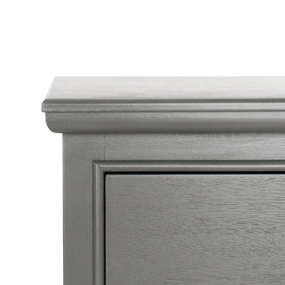 Clemie Grey Storage Side Table - 17.7  x 13.8  x 29.9  - 18Wx14Dx30H
