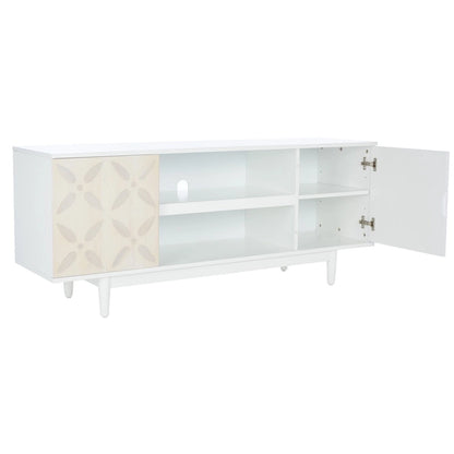 Krysta 3 Shelf Patterned Media Stand - 54  W x 15  D x 22  H - 54Wx15Dx22H