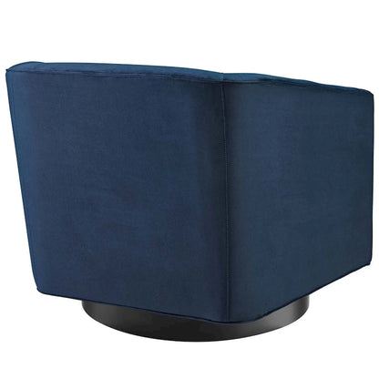 Twist Swivel Performance Velvet Upholstery Chair (Set of 2)