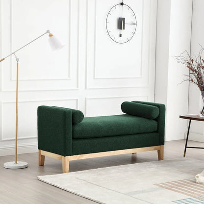 Elegant Upholstered Bench for End of Bed and Living Room