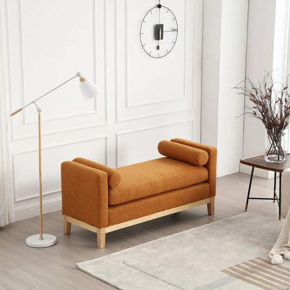 Elegant Upholstered Bench for End of Bed and Living Room