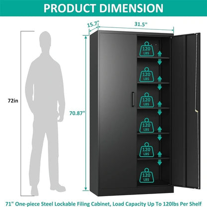 Storage Cabinet with Doors