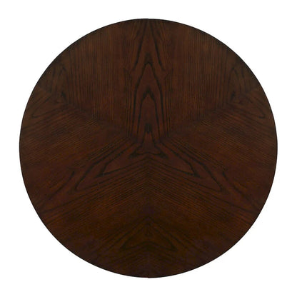 Mid Century Farmhouse 32inch Wood Round Coffee Table for Living Room