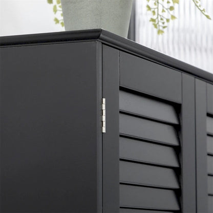 Tall Narrow Bathroom Storage Cabinet w/Doors and Shelf Adjustability